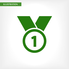 Award icon vector icon , lorem ipsum Flat design