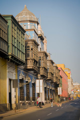Fototapeta premium Calles de Lima Perú