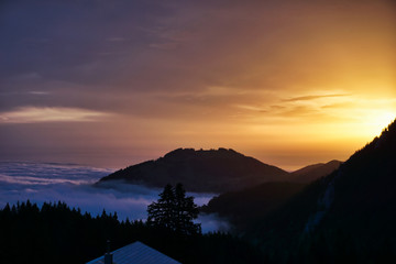 Sonnenaufgang Wendelstein