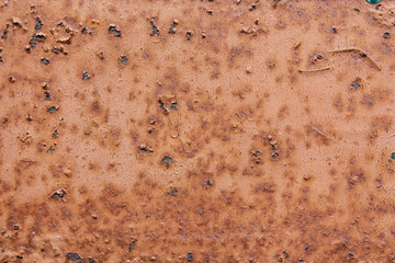 Texture of rusty metal surface, close up