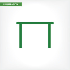 Tableicon vector icon , lorem ipsum Flat design