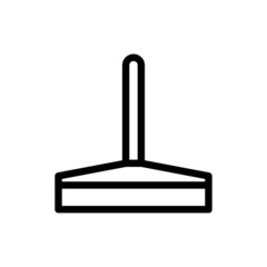 cleaner brush icon black design