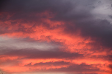 Obraz premium Colorful clouds at sunset