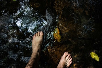 earth river under my feet, grounding