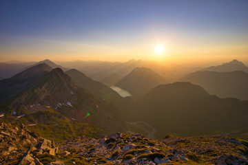 Sunset in de Berg