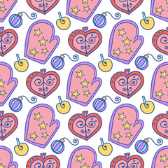 Christmas seamless, Snowflakes, snow background. Wrapping paper. New year Christmas