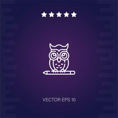 wisdom vector icon modern illustration