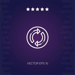 refresh vector icon modern illustration