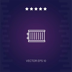 container vector icon modern illustration