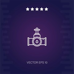 faucet vector icon modern illustration