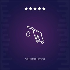 gas vector icon modern illustration
