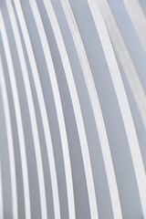 A background of metallic forms from lines.