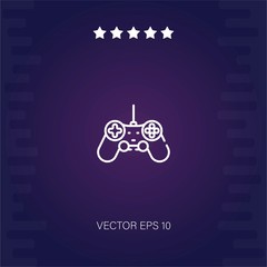 gamepad vector icon modern illustration