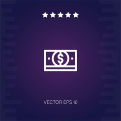money vector icon modern illustration