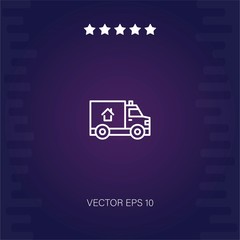 Home delivery vector icon modern illustration