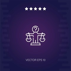 morality vector icon modern illustration