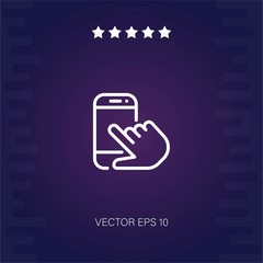 smartphone vector icon modern illustration