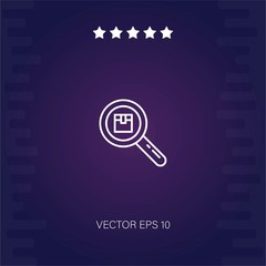 inspection vector icon modern illustration
