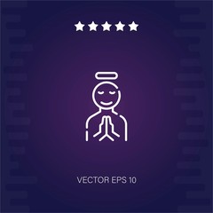 relaxed vector icon modern illustration