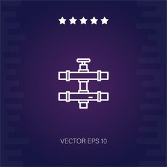 pipeline vector icon modern illustration