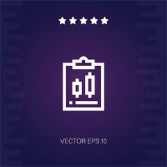trading vector icon modern illustration