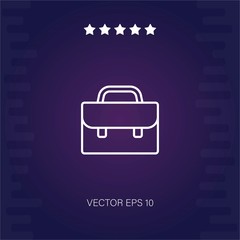 suitcase vector icon modern illustration