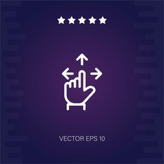 tap vector icon modern illustration