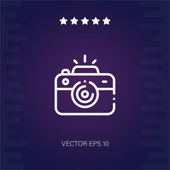 camera vector icon modern illustration