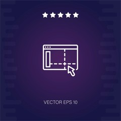 artboard vector icon modern illustration