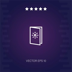 breakfast menu vector icon modern illustration