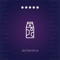 cow milk vector icon modern illustration