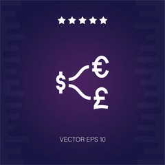 currency vector icon modern illustration
