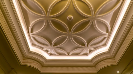 Ceiling design with lighting decorations © Atthapon