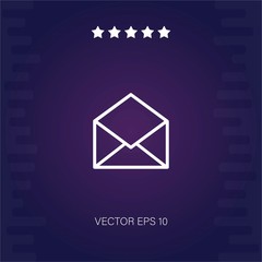 envelope vector icon modern illustration