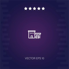 house vector icon modern illustration