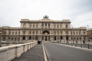 Obraz premium View of the Palace of Justice (Palazzo di Giustizia in Italian), Rome, Italy