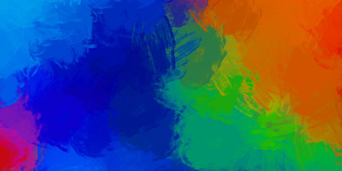 Artistic abstract background. Texture painted wallpaper. Creative illustration with strokes of paint. Brush pattern painting.