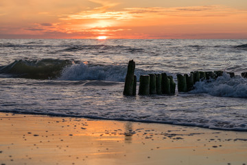 Sun Set at the Baltic Sea