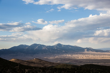 Beautiful landscape view of Great Basin National Park during the day in eastern Nevada.