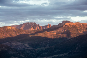 Naklejka premium Beautiful Sunset Landscape of Great Basin National Park