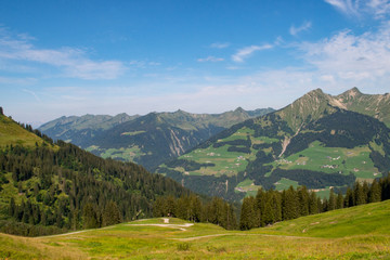 Naklejka premium Grosses Walsertal Berge