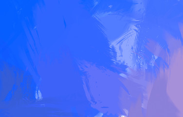 Fototapeta premium 2D illustration of colorful brush strokes. Decorative texture painting. Vibrant paint pattern backdrop. Chaotic brushstrokes painting.