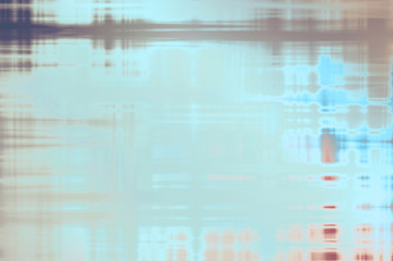 Abstract background. Geometrical elements on aged grunge texture. Graphic illustration with different color patterns.