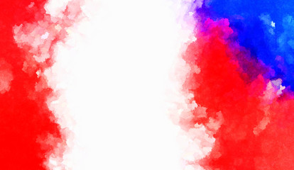 Watercolor painted background. Abstract Illustration wallpaper. Brush stroked painting. 2D Illustration.