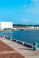 Obraz premium 長崎県佐世保市 佐世保港の風景