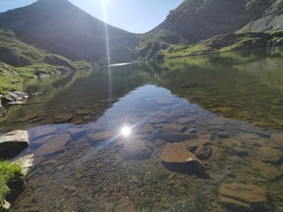 river in the mountains