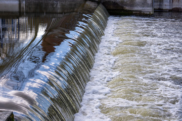 A sill on the river.