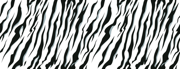 stripe animals jungle tiger zebra fur texture pattern seamless repeating white black gray