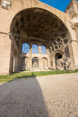 Fototapeta na wymiar Views of the Roman Forum, Rome, Italy