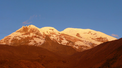 Fototapeta na wymiar mountain peak in the mountains
